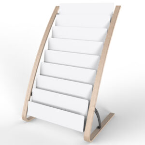 PORTARIVISTE DA TERRA - 58X50X93 CM - 8X2 TASCHE - ALBA 91242