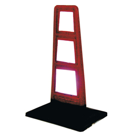 DELINEATORE STRADALE - FLESSIBILE - INSERTI RIFRANGENTI - 33 CM 87189