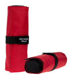 ASTUCCIO ROLLER 24 SCOMPARTI+ASTUCCIO ZIP ROSSO KOH-I-NOOR 99971
