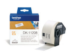 BROTHER - ROTOLO 400 ETICHETTE 38 X 90 MM - NERO-BIANCO - DK-11208 BRODK11208