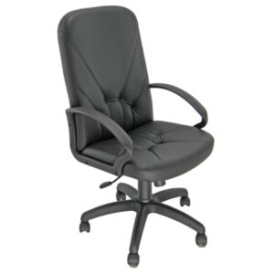 POLTRONA DIREZIONALE DANTE D - CON RUOTE E BRACCIOLI - NERO - UNISIT 86708