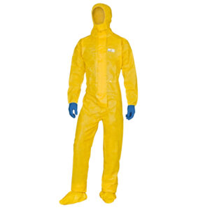 TUTA DI PROTEZIONE CON CAPPUCCIO DELTACHEM - TAGLIA XXL - GIALLO - DELTAPLUS 89994