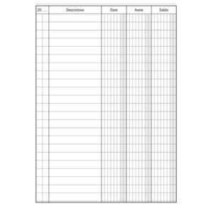 REGISTRO CONTO CORRENTE BANCA - 96 PAGINE - 21X15,5CM - DU134200000 - DATA UFFICIO 88611