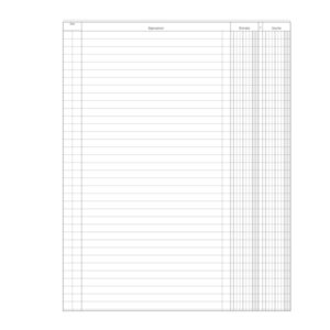 REGISTRO ENTRATE-USCITE - 100 PAGINE - 31X24,5CM - DU135800000 - DATA UFFICIO 88614