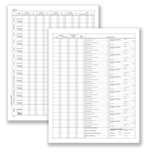 REGISTRO PROSPETTO RIEPILOGATIVO ASSOCIAZIONI SPORTIVE - 8 PAGINE - 31X24,5CM - DU13852S000 - DATA UFFICIO 88607