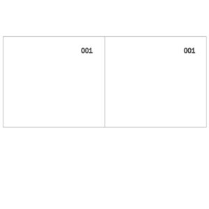 BLOCCO SCONTRINO 2 SEZIONI - 100 COPIE NUMERATE - BIANCO - 5,8X13CM - DU160000010 - DATA UFFICIO 88645