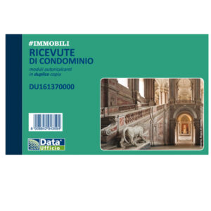 BLOCCO RICEVUTE DI CONDOMINIO - 50-50 COPIE AUTORICALCANTI - 16,8X10CM - DU161370000 - DATA UFFICIO 90877