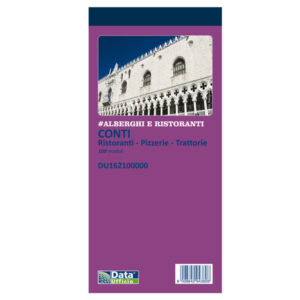 BLOCCO CONTI RISTORANTI-PIZZERIE-TRATTORIE - 21,5X10CM - 100 FOGLI - DU162100000 - DATA UFFICIO 90886