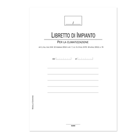 LIBRETTO IMPIANTI CLIMATIZZAZIONE - 44 PAG - DU319300000 - DATA UFFICIO 93668