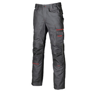 PANTALONI DA LAVORO INVERNALI FREE - TAGLIA 52 - GRIGIO - U-POWER 89909