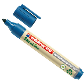 MARCATORE  PER LAVAGNE BIANCHE 28 ECOLINE - PUNTA CONICA DA 1,50-3,00MM - BLU - EDDING 77287