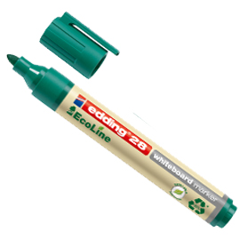 MARCATORE 28 PER LAVAGNE BIANCHE ECOLINE  - PUNTA CONICA DA 1,50-3,00MM - VERDE - EDDING 77289