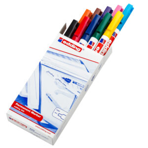 MARCATORE PERMANENTE EDDING 400  - PUNTA CONICA - TRATTO  2,00MM A 4,00MM - ASTUCCIO 10 COLORI ASSORTITI - EDDING 73450