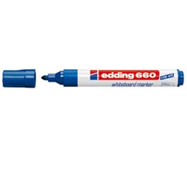 MARCATORE 660 PER LAVAGNE BIANCHE - PUNTA CONICA DA 1,50-3,00MM - BLU - EDDING 77293