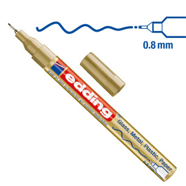 MARCATORE 780 - PUNTA 0,8MM  - ORO -  EDDING 27579
