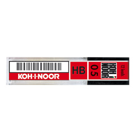 MICROMINE - MINA 0,5MM - GRADAZIONE HB - KOH I NOOR - ASTUCCIO 12 MINE 64246