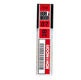 MICROMINE - MINA 0,7MM - GRADAZIONE 2B - KOH I NOOR - ASTUCCIO 12 MINE 64252