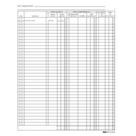 REGISTRO CESPITI AMMORTIZZABILI - 31 X 24,5CM - 47PG - NUMERATE - EDIPRO 50237