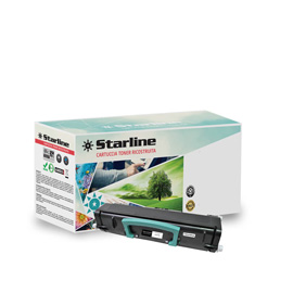 STARLINE - TONER RICOSTRUITO - PER LEXMARK - NERO - E260A21E - 3.500 PAG STLLEL260
