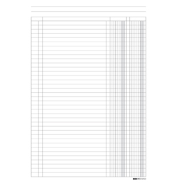 REGISTRO A 2 COLONNE - 31 X 24CM - 100 FOGLI - EDIPRO 52869