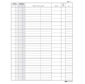 REGISTRO DICHIARAZIONE ESPORTATORI - 31 X 24CM - 100 FOGLI - EDIPRO 51726
