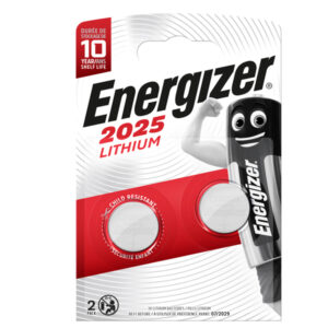 PILE CR2025 LITHIUM - 3V - ENERGIZER SPECIALISTICHE - CONF. 2 PEZZI 89497
