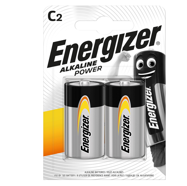 PILA MEZZATORCIA - C - LR14 - POWER - ALCALINE - ENERGIZER - BLISTER 2 PEZZI 89489