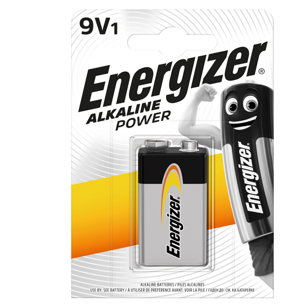 PILA TRANSISTOR - 9V - ALKALINE POWER - ENERGIZER - BLISTER 1 PEZZO 89492