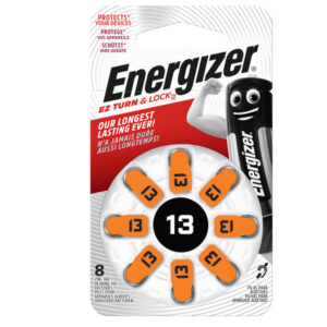 PILE PER APPARECCHI ACUSTICI 13 ZINC AIR - ENERGIZER - BLISTER 8 PEZZI 92915