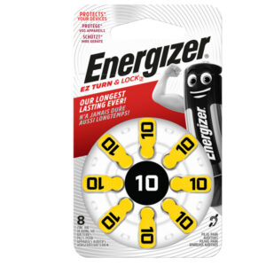PILE PER APPARECCHI ACUSTICI 10 ZINC AIR - ENERGIZER - BLISTER 8 PEZZI 92916