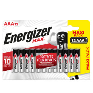 PILE STILO AAA - 1,5V - ENERGIZER MAX - CONF. 12 PEZZI 89482