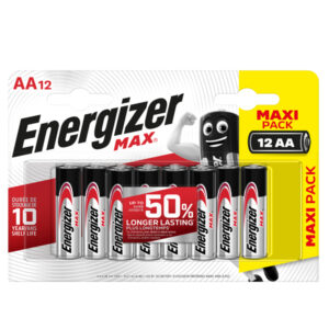 PILE STILO AA - 1,5V - ENERGIZER MAX - CONF. 12 PEZZI 89479