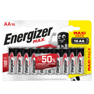 PILE STILO AA - 1,5V - ENERGIZER MAX - CONF. 16 PEZZI 89480
