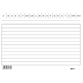 SCHEDE IN CARTONCINO RIGATE - 15 X 21 CM ORIZZONTALE - EDIPRO - CONF. 100 PEZZI 52088