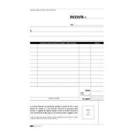 BLOCCO RICEVUTE SANITARIE NUMERATE - 50-50 FOGLI AUTORICALCANTI - 23 X 15CM - EDIPRO 50266