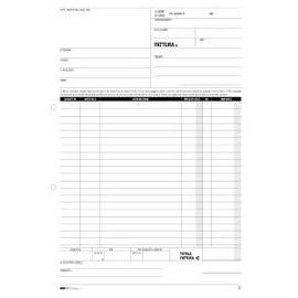 BLOCCO FATTURE 1 ALIQUOTA IVA - 50-50 FOGLI AUTORICALCANTI - 29,7 X 21CM - EDIPRO 50268