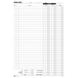 BLOCCO PRIMA NOTA CASSA - 50-50 FOGLI AUTORICALCANTI - 14,8 X 23CM - EDIPRO 50271