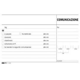 BLOCCO COMUNICAZIONI TELEFONICHE - 50-50 FOGLI AUTORICALCANTI - 9,9 X 17CM - EDIPRO 50286