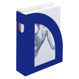 PORTARIVISTE E803 - 24,5X30 CM -  DORSO 7,5 CM - BLU - FELLOWES 47820