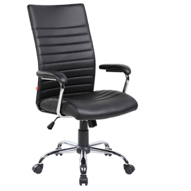 POLTRONA DIREZIONALE SAN FRANCISCO H - CON RUOTE E BRACCIOLI - NERO - SERENA GROUP 82802