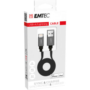 EMTEC - CAVO USB-A TO LIGHTNING T700 - ECCHAT700AP EMTDT700AP