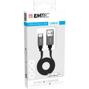 EMTEC - CAVO USB-A TO MICRO-USB T700 - ECCHAT700MB EMTDT700MB