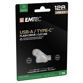 EMTEC - MEMORIA TYPE C - C280 - 128GB - ECMMD128GC283 EMTMD128GC283