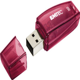 EMTEC - MEMORIA USB 2.0 - ROSSO - ECMMD16GC410 - 16GB EMTD16GC410