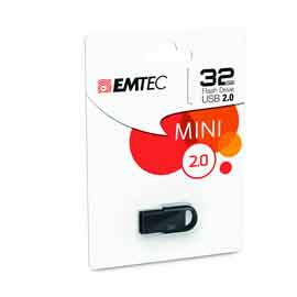 EMTEC - MEMORIA USB 2.0 - NERO - ECMMD32GD252 - 32GB EMTD32GD252