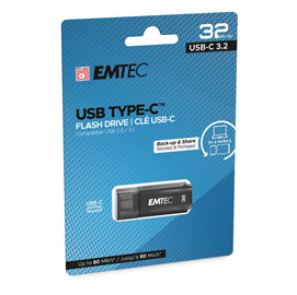 EMTEC - USB 3.2 D400 - TYPE-C - ECMMD32GD403 - 32GB EMTD32GD403
