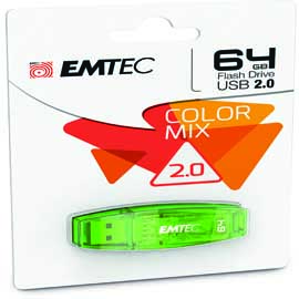 EMTEC - USB 2.0 - C410 - 64 GB EMTMD64G2C410