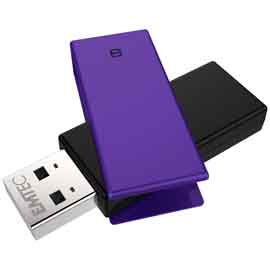 EMTEC - USB 2.0 - C350 - 8 GB - VIOLA EMTD8GC352