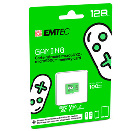 EMTEC MSD 128GB UHS-I U3 V30 A1 GAMING VERDE EMTSDM128GXCU3