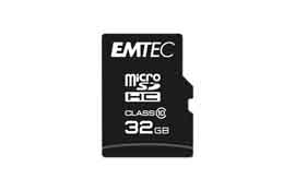 EMTEC - MICRO SDHC CLASS 10 CLASSIC - ECMSDM32GHC10CG - 32GB EMTSD32GHC10CG
